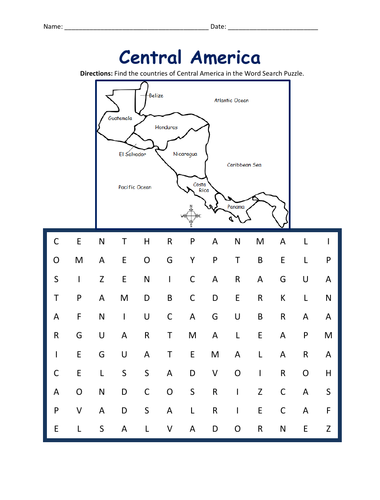 central-america-word-search-puzzle